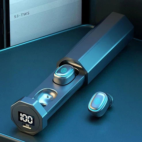 True Wireless Earbuds with Digital Display